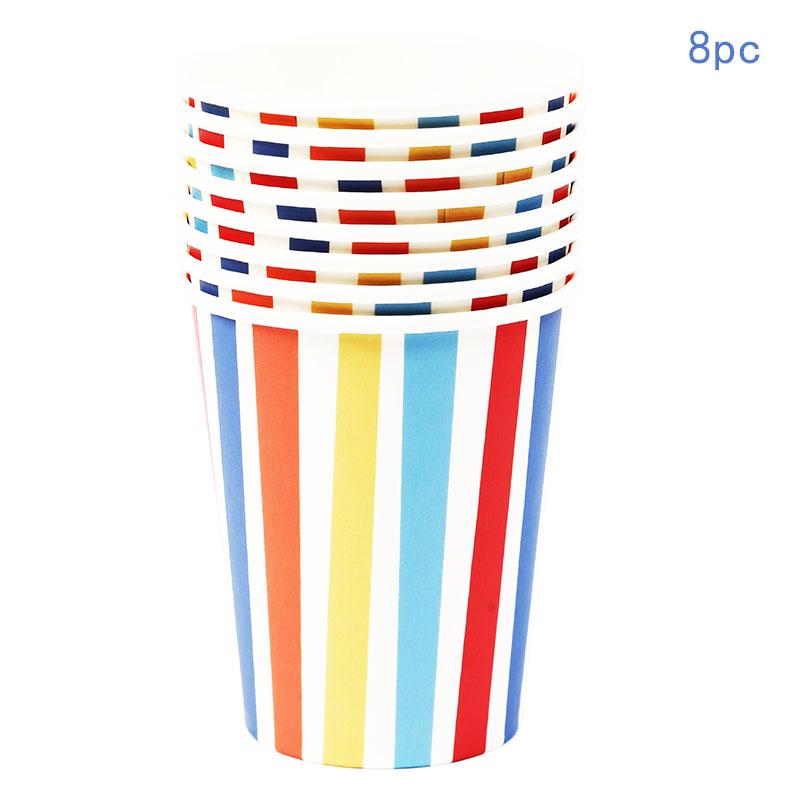 Circus Theme Birthday Disaposable Tableware Children's Day Circus Clown Plates Cups Napkins Kids Boys Happy Birthday Party Decor