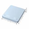 PC + ABS Digital Coffee Scale Built-In Battery Digital Kitchen Scale  Cooking and Baking