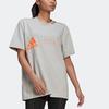 adidas X Stella McCartney Collaborative Pure Letter Print Sports Casual Short Sleeve T-Shirt Women Tops Grey HB7404