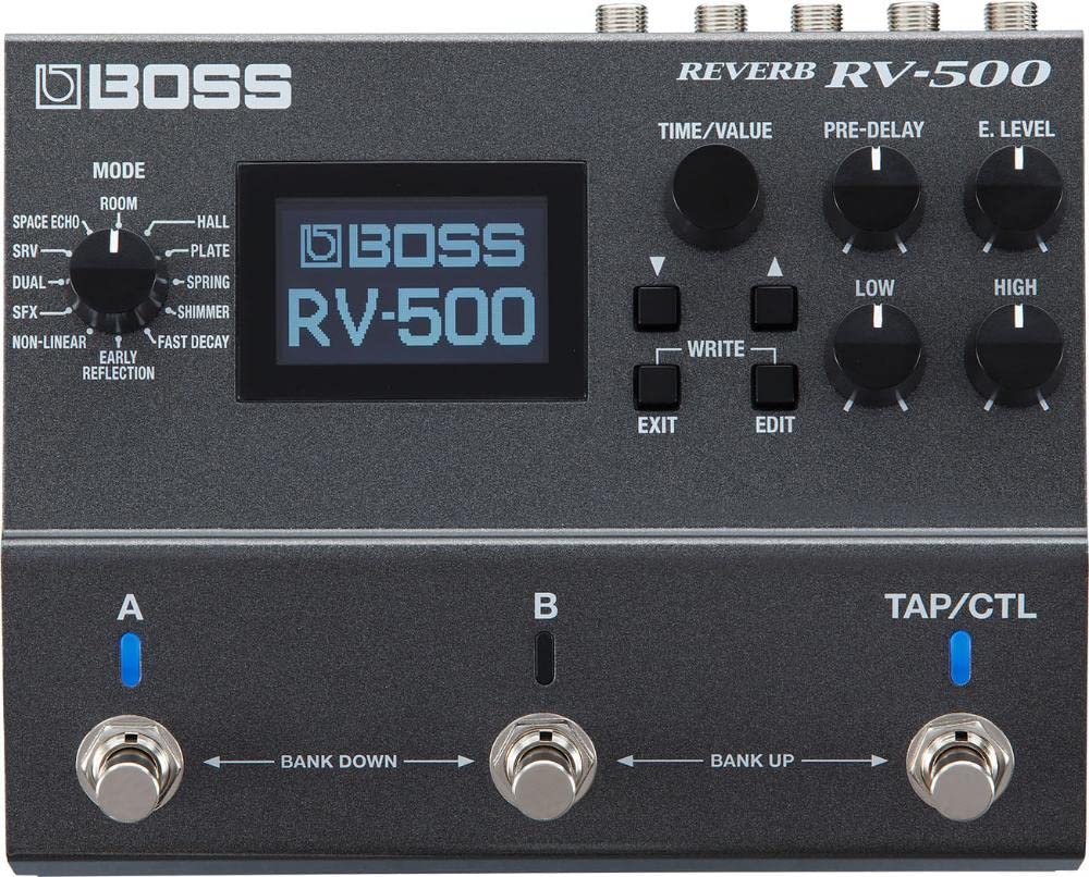 

BOSS Reverb Effector RV-500 чорний