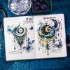 Shell Light Stickers 6 Types Dream Catcher Galaxy Series Starlight Reflection Decoration Logo Confetti Sketchbook Kawai Stickers