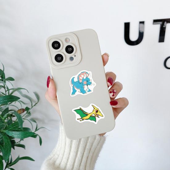 500Pcs Animal Stickers Roll Cute Watercolor Dinosaur Designs Easy To Peel Self-adhesive Decorative Decals for Children