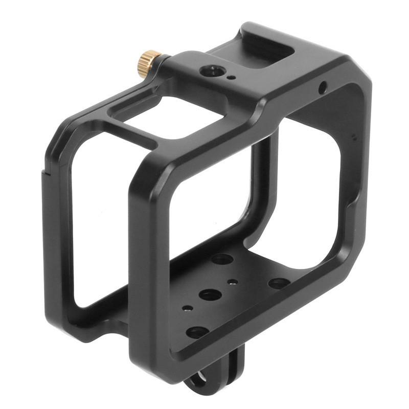 Aluminum Camera Cage GoPro Hero 13 12 11 10 9 With Heat Dissipation Cold Shoe Mount Extension Frame UV Filter Option