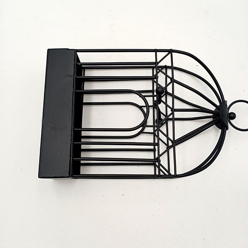 Summer Mosquito Coil Holder Nordic Style Birdcage Shape Summer Day Iron Mosquito Repellent Incenses Rack Plate Home Decoration