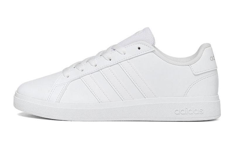 

Adidas Neo GRAND COURT Synthetic Leather Abrasion Resistant Low top Kids Skateboarding Shoes White Kids FZ6158 29