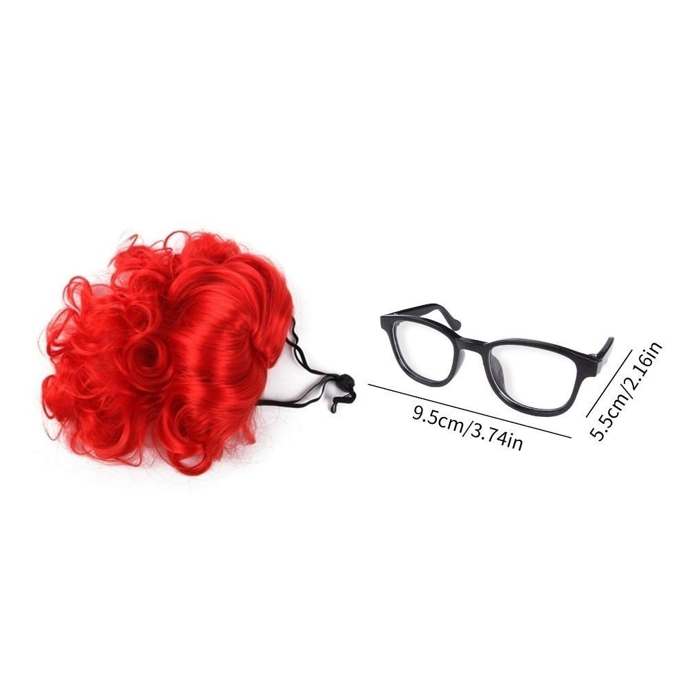Clown's Hair Kitty Wavy Hair Adjustable Fit Cat Fake Hair Party Play Costume