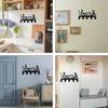 Unique Pattern Metal Key Holder Wall Mounted Home Office Decor Gift 5.91 Inch