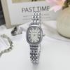 Luxury Gift Women Oval Dial Quartz Watch Adjustable Ladies Stainless Steel Strap Wristwatch Watch Dropshipping Reloj De Mujer