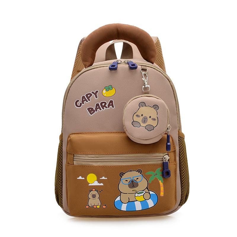 

Kindergarten schoolbag new baby cute small backpack lightweight burden reduction large class children s bag хакі