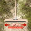 20/30/50CM Stainless Steel Wire Scrub Brush Heavy Duty Stiff Metal Bristle Scrubber Broom Concrete Patio Floor Moss Removal Deck Cleaning Brush