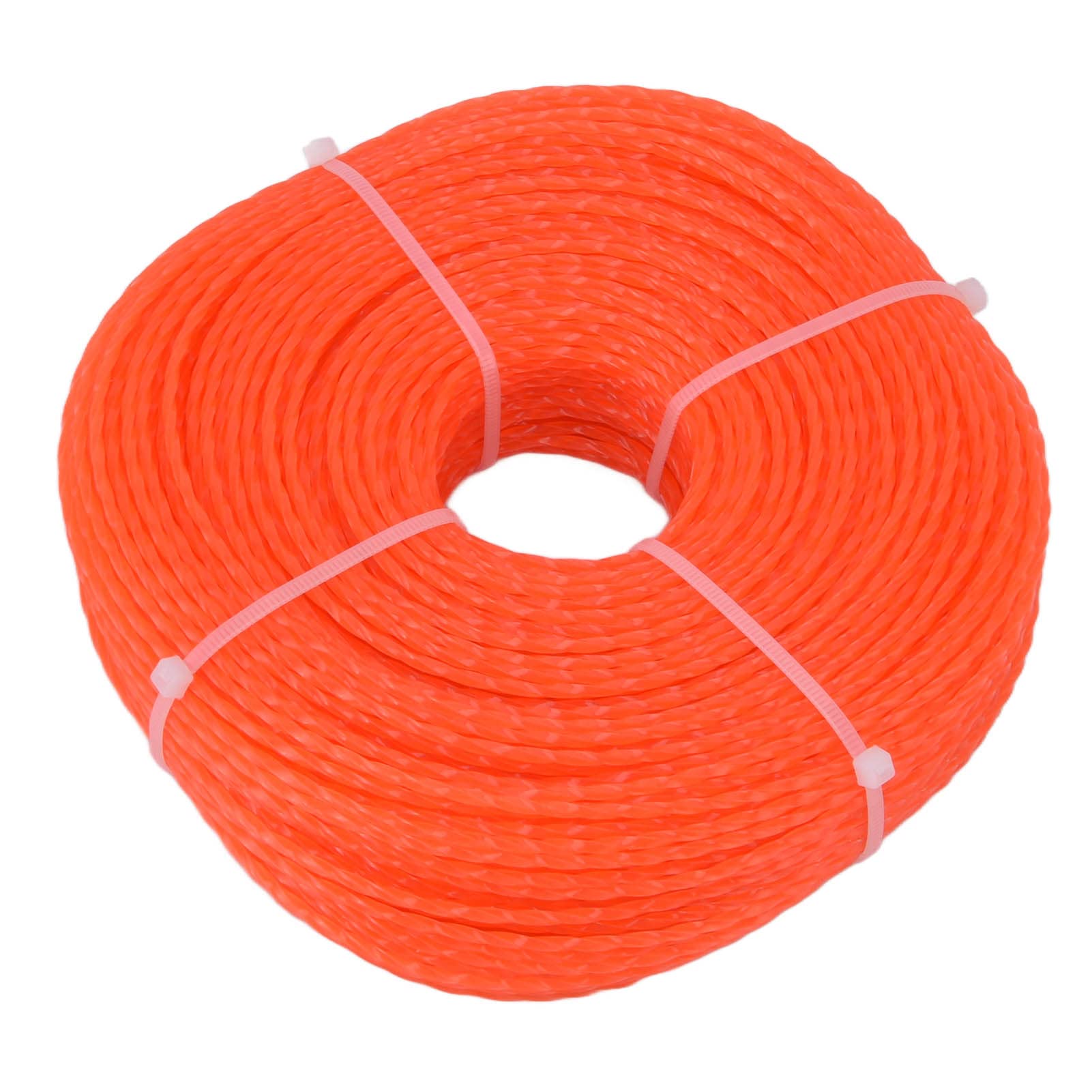 

Nylon cord for nylon cord for lawn 120 mm twisted brush mower orange mowing, mower, m, 2.4 diameter, shape, mower, cutter, string, trimmer,
