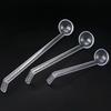 5Pcs Clear Plastic Long Handle Mini Ladles For Sauces Dressings Soup Large Capacity Party Catering Supplies