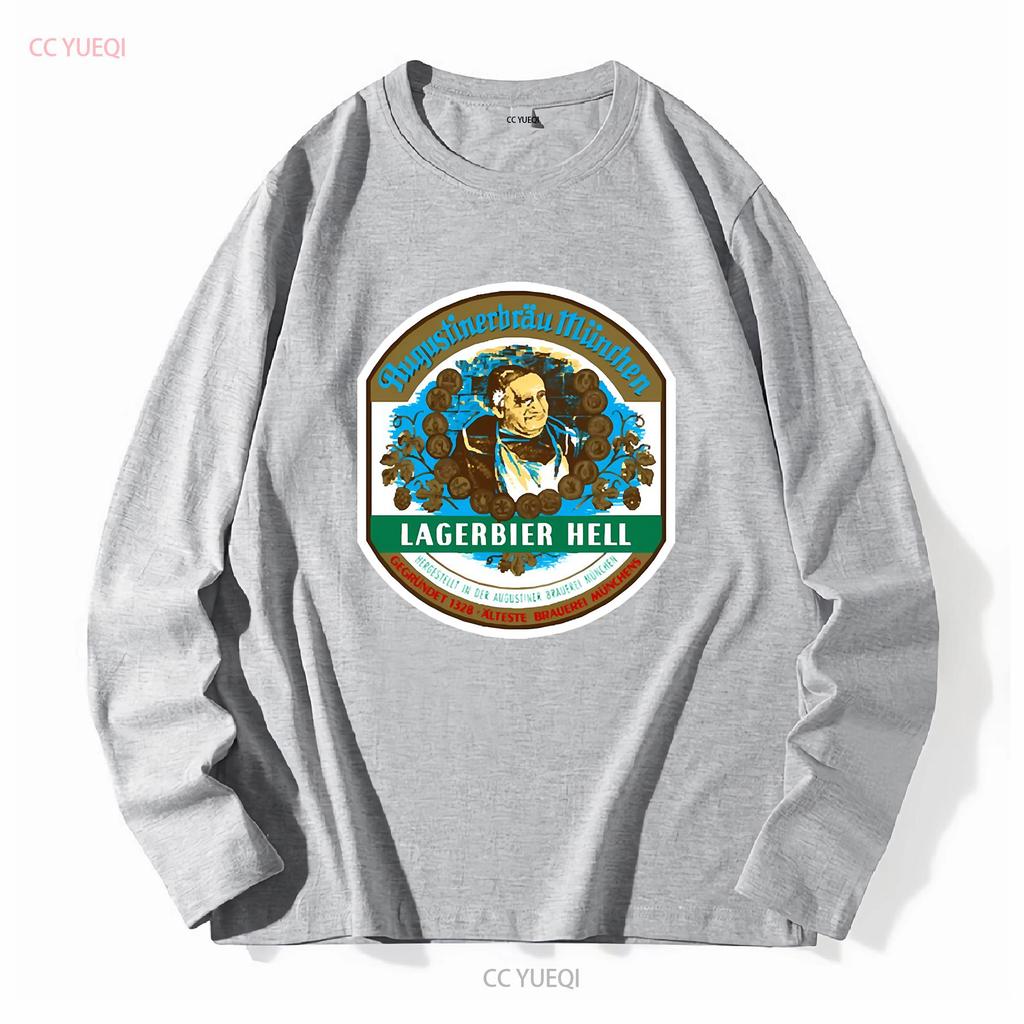 Augustiner Hell Beer Essential T Shirt ALL SIZE Vintage Washed Homme Streetwear Unisex Comfortable Designer Clothes Soft