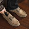 Buty retro buty Martin styl brytyjski duży nosek skórzane buty niskie buty codzienne prawdziwa skóra krótkie buty Z