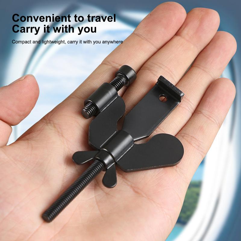 Portable Door Lock Privacy Extra Security Lock Anti Theft Travel Inside Door Locker For Traveling Home Bedroom Apartmen
