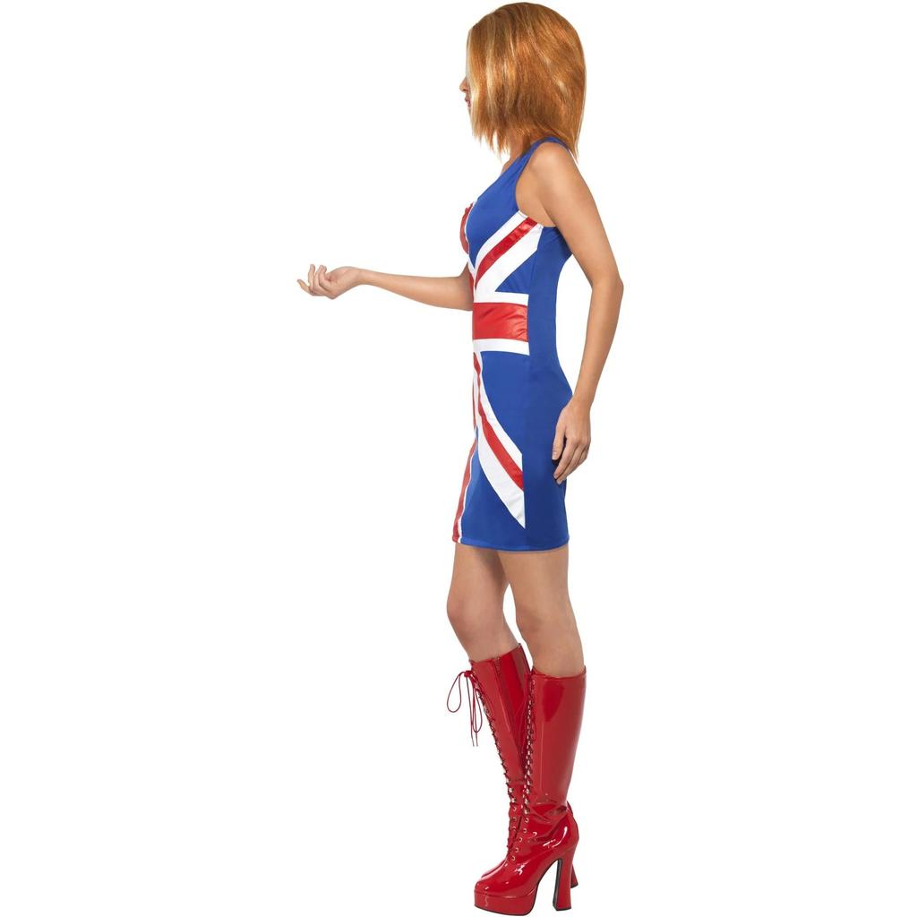 Smiffys Damski/damski kostium Union Jack Ginger Power