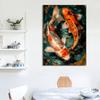 Japanese Colorful Carp Koi Fish Posters and Prints Canvas Printing Retro Wall Art Picture for Living Room Home Decor Gifts