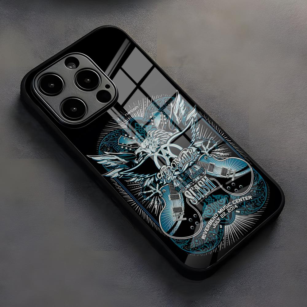 Punk Aerosmith Rock Cool Phone Case For IPhone 17 Pro Max 16 15 14 Pro Max 13 11 X Xs Xr 8 7Plus Silicone Cover