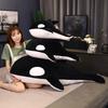 1pc 60-100CM Huge Killer Whale Plush Toys Creative Sleeping Pillow Stuffed Soft Animal Oan Shark Dolls for Kids Boys Gift