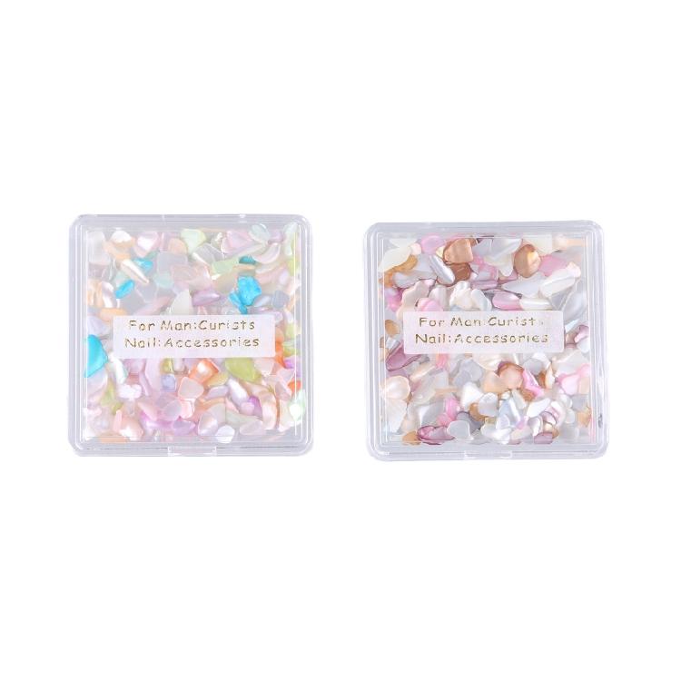 1 Box Gemischte Formen Nagelanhänger 3D Nagelkunst Nagelverzierungen für Frauen Mädchen