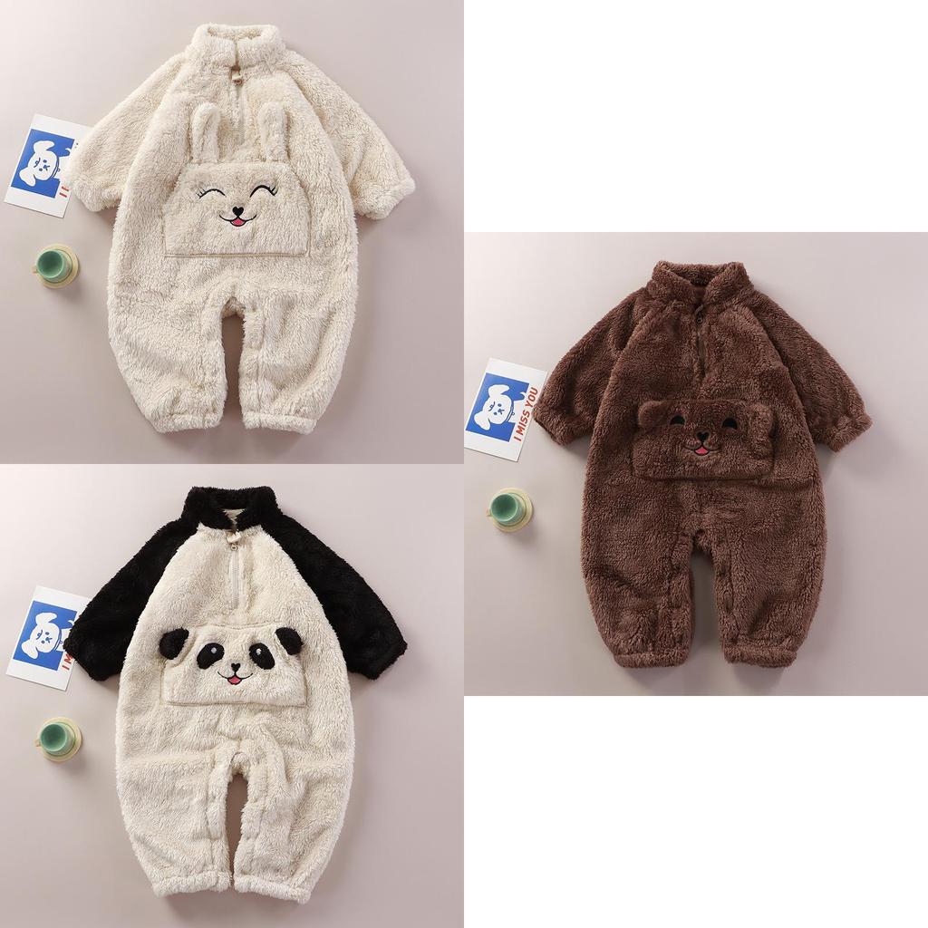 Baby Winter With Plush Panda Design For Newborns And Toddlers