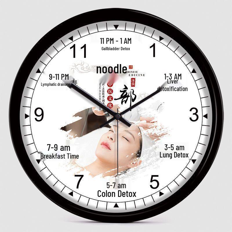 Health Club & Beauty Salon Silent Wall Clock for SPA and Therapies