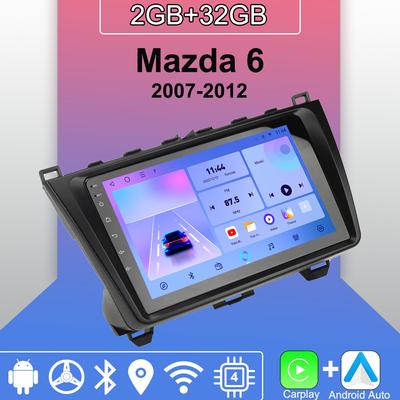 Android Carplay Car Radio For Mazda 6 2007-2012 Multimedia Player Head Unit Stereo GPS Navigation BT WIFI 2+32GB