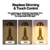 1200mAh 3 Colors LED Table Lamp Modernist Art Deco Lamp Touch Control Cordless Chargeable LED Desk Lamp Suitable for Home Decor