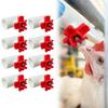 Chicken Water Cups For Poultry Automatic Poultry Water Feeding Cups Good Sealing Tee Fittings Poultry Waterer For Chickens Ducks