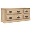 VidaXL TV Cabinet Sonoma Oak 100x35.5x45 Cm Engineered Wood 816451