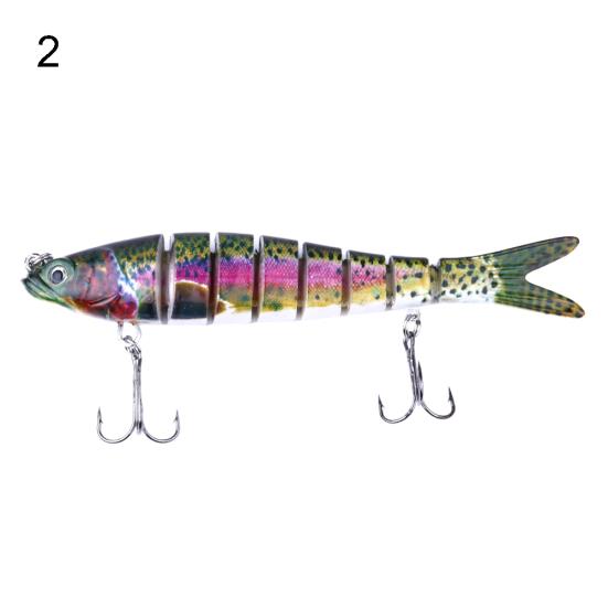 MUQZI Sports Accessory 13.7cm 27g Multi Jointed Fishing Artificial Lifelike Lure Wobbler Swim Bait