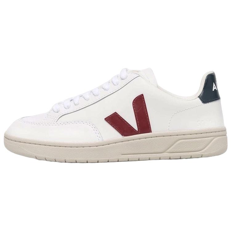 VEJA V 12 Leather  White Marsala Nautico  XD0201955A 36