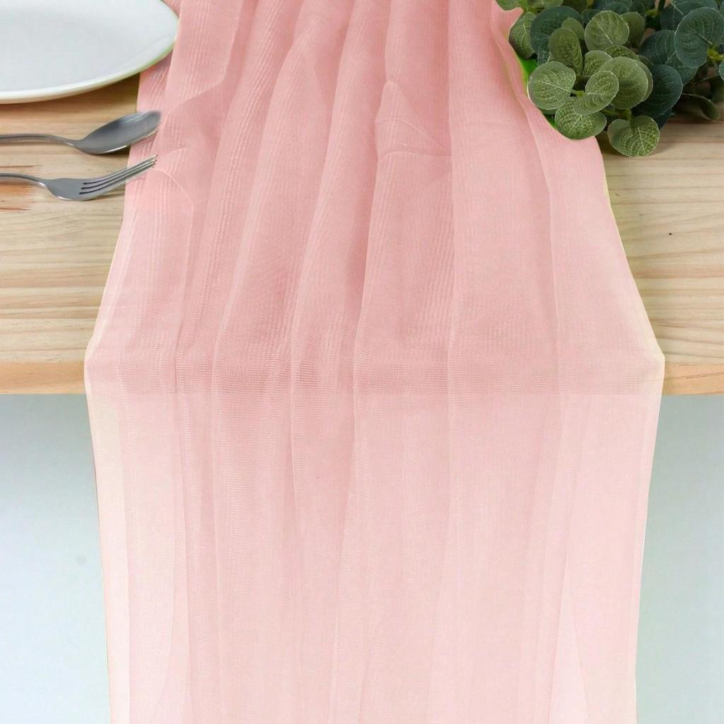 Handmade Tulle Chair Sash - Solid Color Fairy Mist Mesh, Ideal for Wedding Decor and DIY Projects