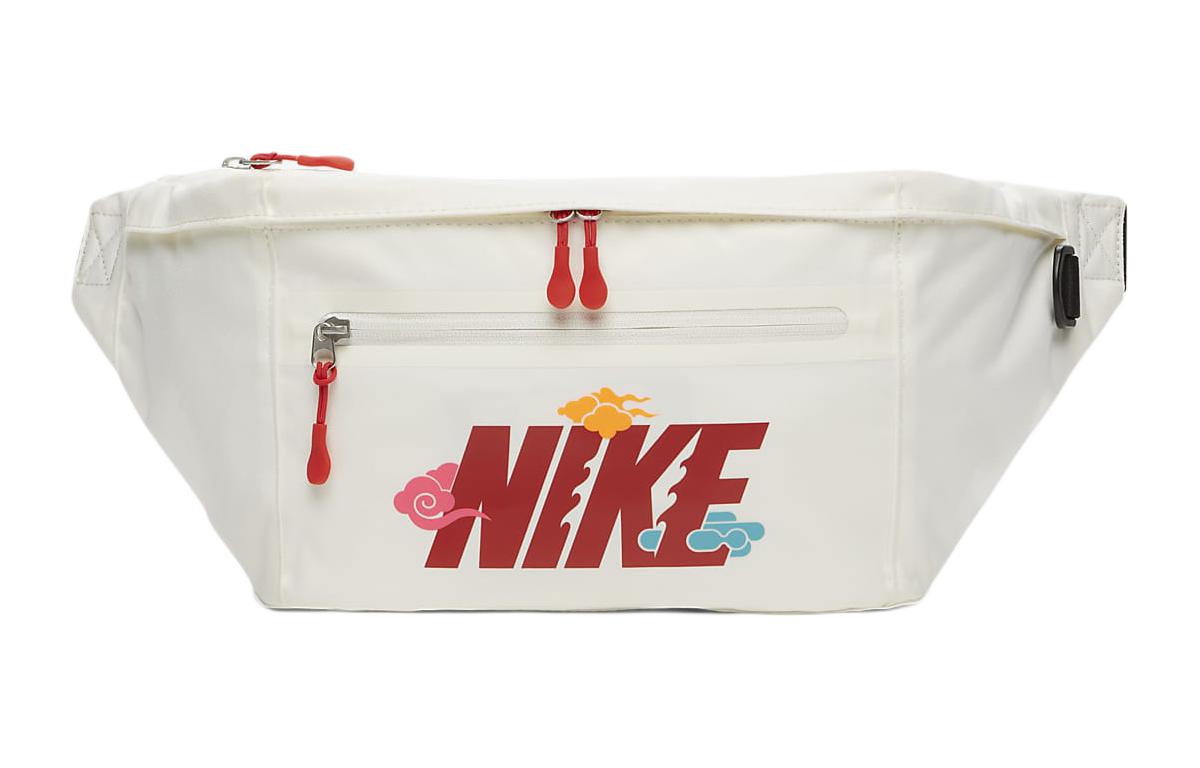 Nike Elemental Fabric Fanny Pack Unisex Sail White & Black & University Red FZ6514-133