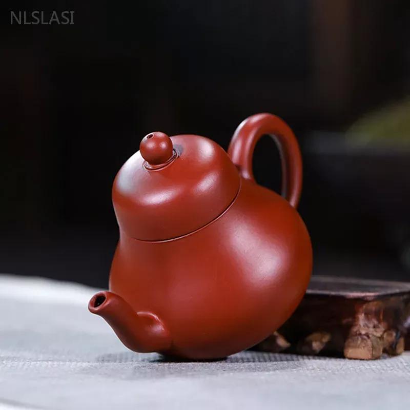 150ml Chinese Yixing Purple Clay Tea Pot Raw Ore Dahongpao Beauty Kettle Handmade Zisha Filter Teapot Tea Ceremony Gifts