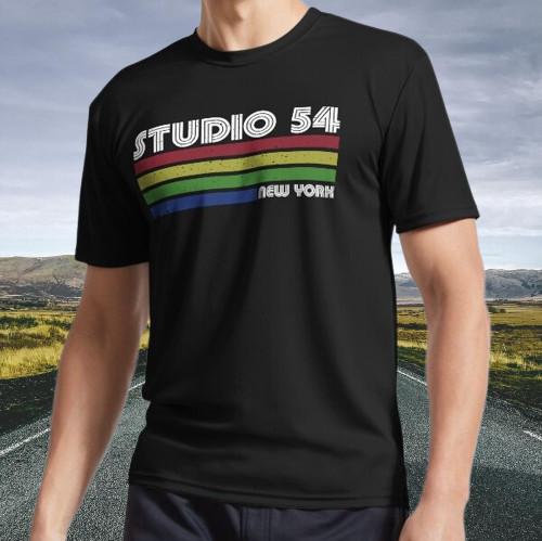 New Studio 54 - New York - Retro Stripes Active T-Shirt Funny Size S - 5XL S