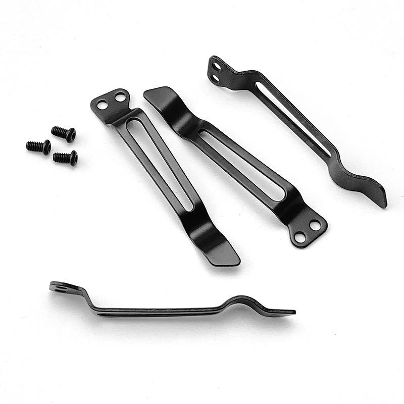 Stainless Steel Back Clip for DIY Folding Pocket Knife Tool DIY Accessories Back Clip Custom Folding Knife Back Clip Holder