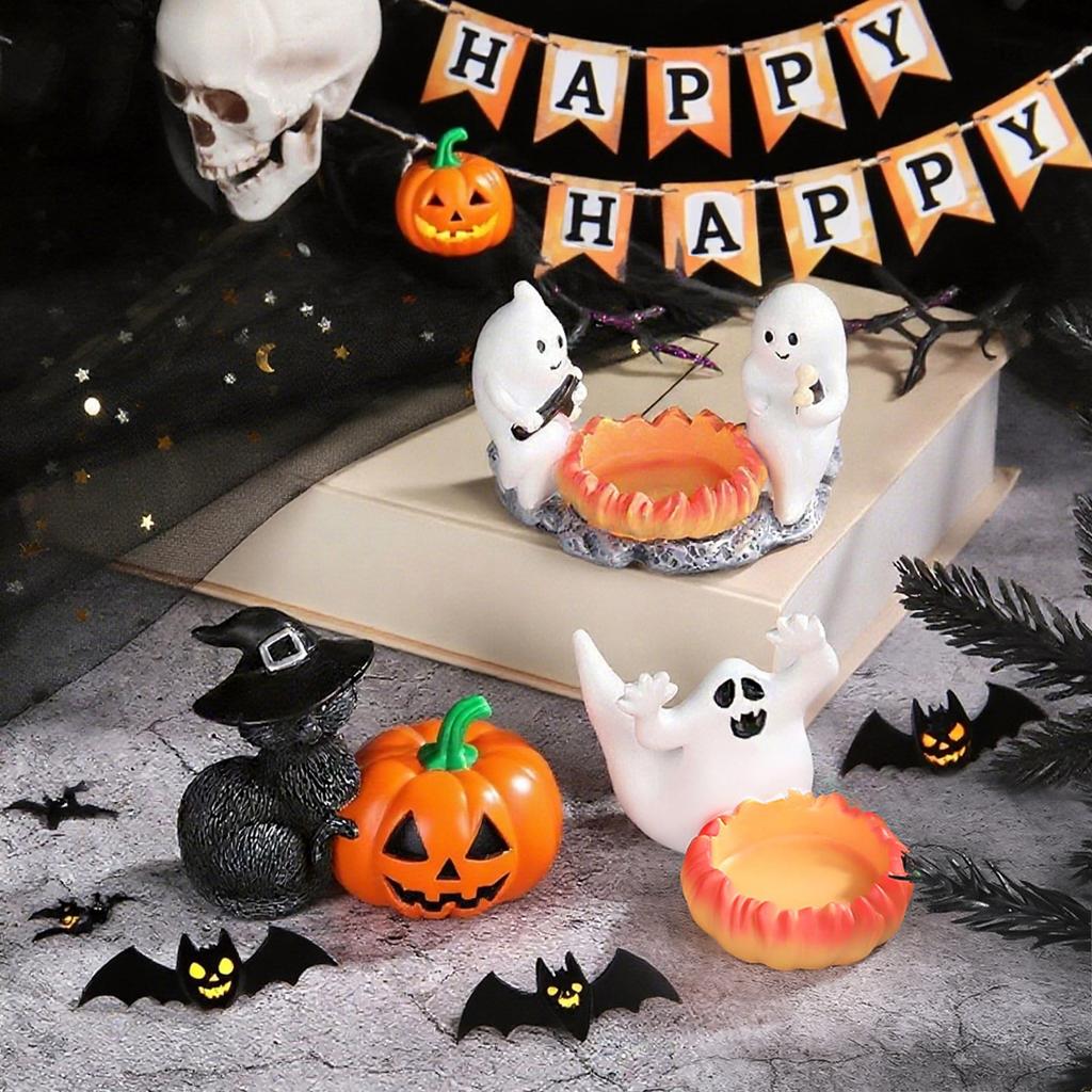 Bonfire Party, Bonfire Night Light, Halloween Night Light, Cute And Cozy Statue Halloween Decorations For Home Mantel Or Desk