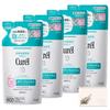[Set of 4 Refills] Kao Curel Foaming Body Wash Refill, 380ml, Quasi-drug, SHOP POLITE Pocket Tissues Included