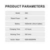 Professional Hair Clippers 5000-9000RPM Adjustable Speed DLC Blades 4 Guide Combs USB Base Charging Barber Trimmer