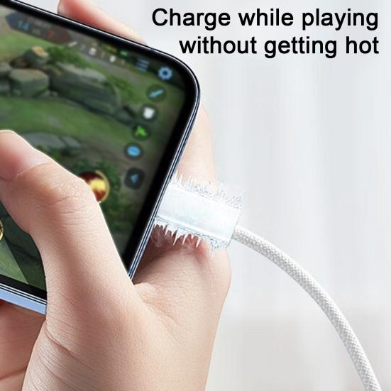 Cablu de date Interfață duală rapidă de tip C Design de încărcare fără încurcături cu cip inteligent pentru date de mare viteză