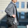 WEIXIER Men's Leather Crossbody Shoulder Bag  Classic Messenger Bag Waterproof Briefcase Satchel Travel Bag