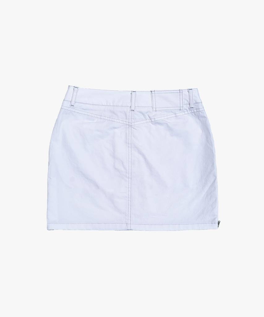Pabeo Side Zip Skirt (White)