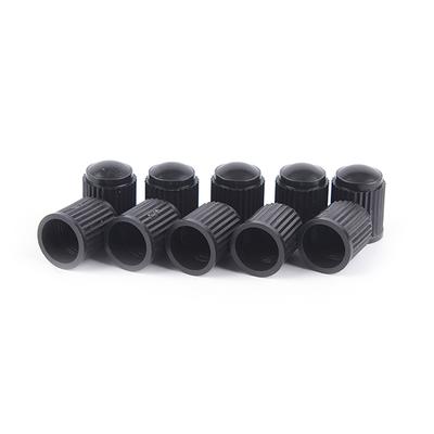 100Pcs/Lot Black Plastic Dust Valve Caps Bike Car Wheel Tyre Air Valve Stem Caps