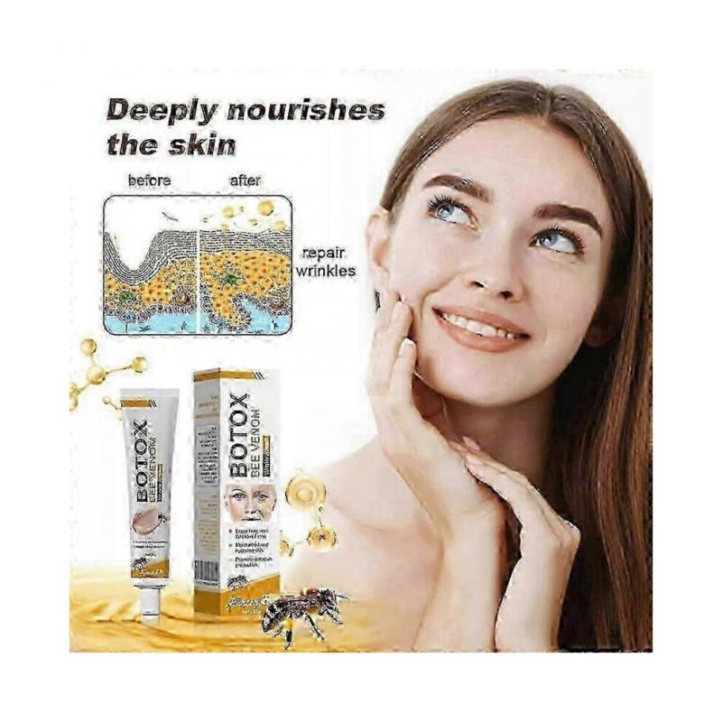 3x Bee Venom Wrinkle Removal Cream, Bee Venom Anti-Wrinkle Firming Cream, Bee Venom Lifting & Recovery Cream for All Skin Types