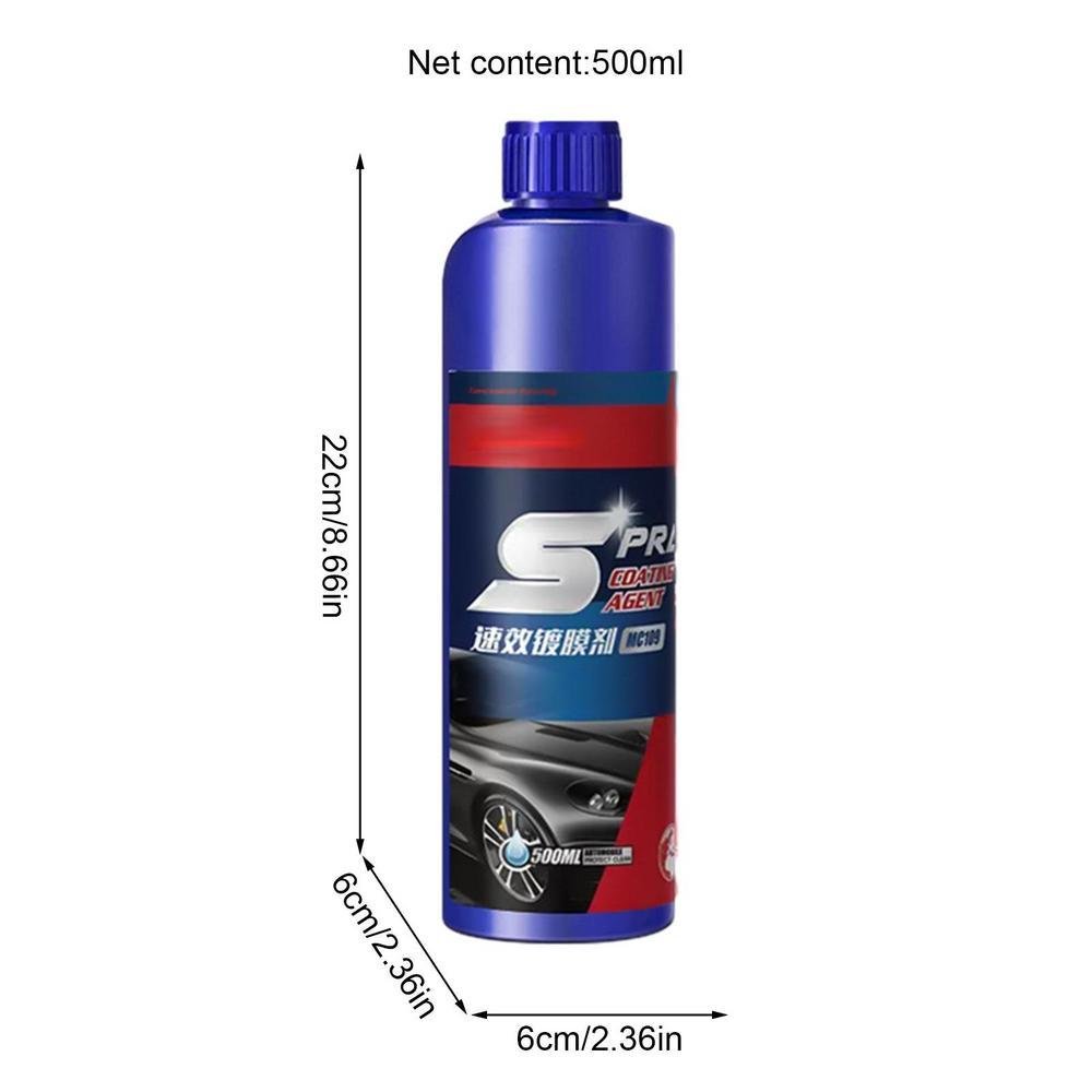 500ml Ceramic Car Coating Spray With Nozzle Quick Automotive Nano-coating Spray Wax Hydrophobic Polish Paint Cleaner