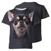 Cute Pet Dogs Pattern T-shirt Summer Fashion Short Sleeve Funny Kid 3D Printed T Shirts Casual Streetwear Loose Tees