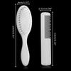 Baby Hair Brush & Comb Set In White Soft Gentle for Babies Toddlers Essentials
