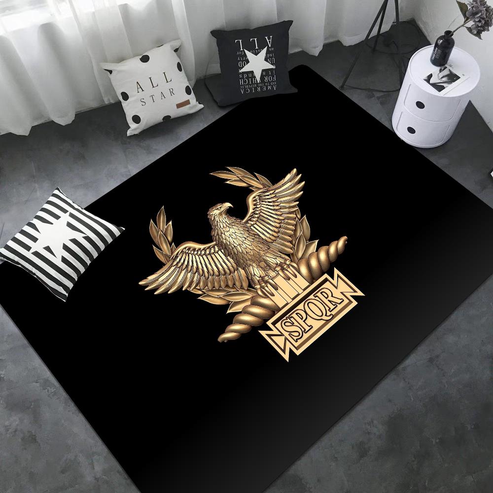 Roman SPQR Printed Floor Mat Rectangle Anti-slip Home Soft Badmat Front Door Indoor Outdoor Mat Modern Home Decor