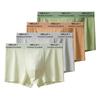 4Pcs Men's Underwear Mid Rise Soft Breathable Boxer Shorts Briefs High Elastic Comfortable Cotton Panties L XL XXL 3XL 4XL